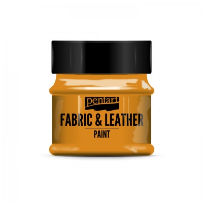 Farba na textil a kožu, 50 ml, oranžová