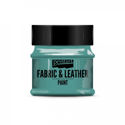 Barva na textil a kůži, 50 ml, tyrkysovozelená