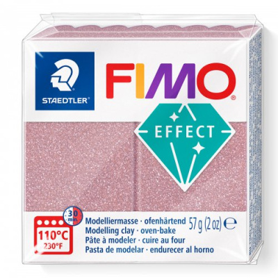 Třpytky FIMO Effect 57 g, 212 růžové zlato