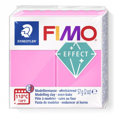 FIMO Effect Neon, 57 g, 201 růžová