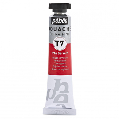 Kvaš T7 extra jemný 20 ml, vermilionově červený