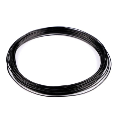 Hliníkový drát, 1 mm, černý, 10 m
