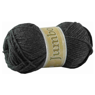 Jumbo, akrylová priadza, 100 g, cca 147 m, 909 čiernošedá