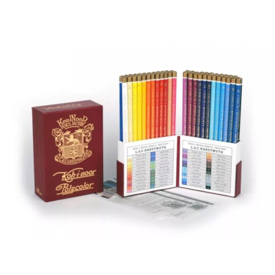 KOH-I-NOOR, sada ceruziek POLYCOLOR v retro obale, 48 ks