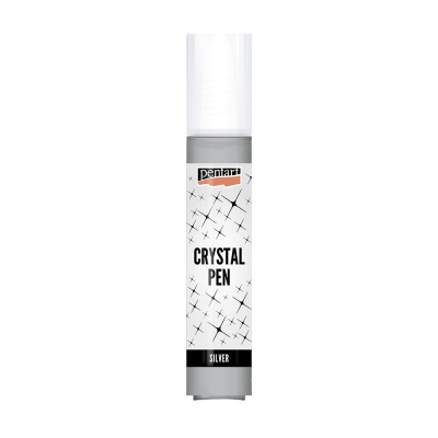 Krištáľové pero, Crystal Pen, 30 ml, strieborná