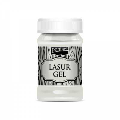 Lazurový gel, 100 ml, bílá