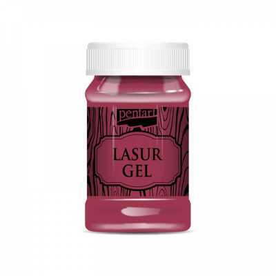 Lazurový gel, 100 ml, červená
