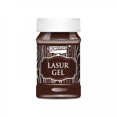 Lazurový gel, 100 ml, kaštan