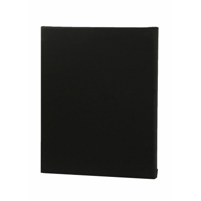 Malířské plátno, černé, bavlna, 350 g/m2, 30 x 30 cm