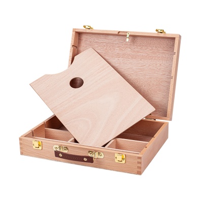 Malířský dřevěný kufřík s paletou