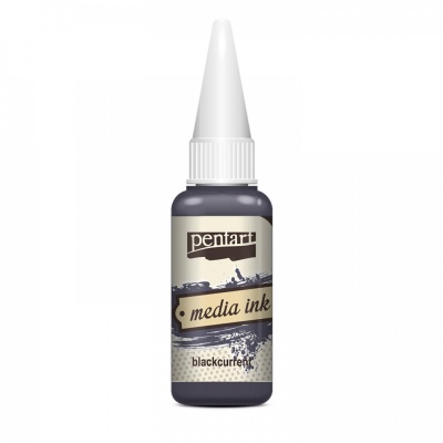 Media Ink inkoust 20 ml, černý rybíz