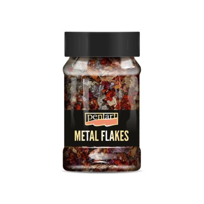 Metalické kousky, 100 ml, M12 zlatá-fialová-červená