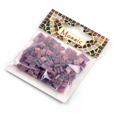 Mozaika, 0,5 x 0,5 cm, 15 g, fialová