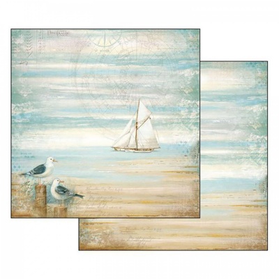 Oboustranný papír, 30,5 x 30,5 cm, Land Seagulls