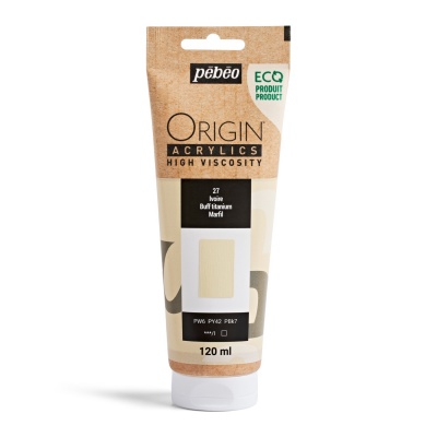 Origin Akrylové barvy, 120 ml, lesklý titan