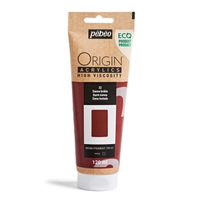 Origin Akrylové barvy, 120 ml, pálená siena