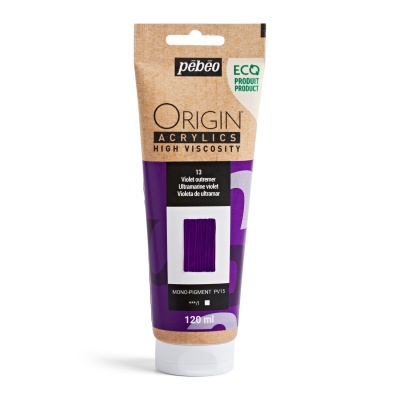 Origin Akrylové barvy, 120 ml, ultramarínová fialová