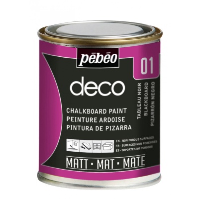 P.BO Déco Chalkboard paint, 250 ml, 01 Blackboard