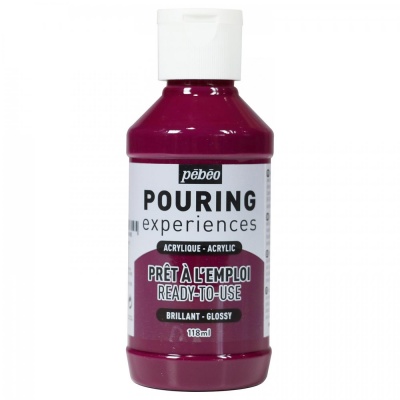 PEBEO Pouring experiences, Deep magenta, 118 ml