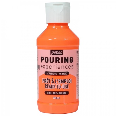 PEBEO Pouring experiences, Fluores. orange, 118 ml