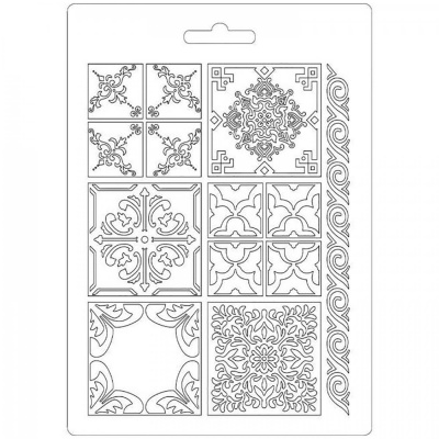 Plastová forma měkká Stamper, A5, Azulejos