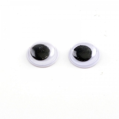 Plastové oči kulaté, 40 mm, 1 ks