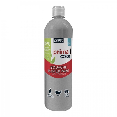 Primacolor Liquid, temperová barva, 1 l, 252 Metalic Silver