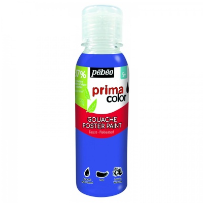 Primacolor Liquid, temperová barva, 150 ml, 049 Primary blue