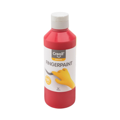 Prstová farba, 250 ml, červená