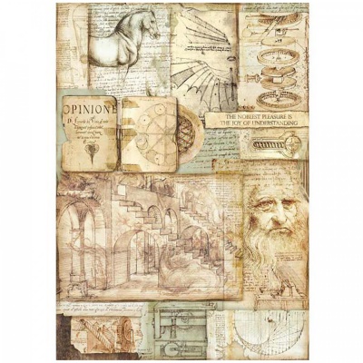 Rýžový papír, A3, Leonardo artworks