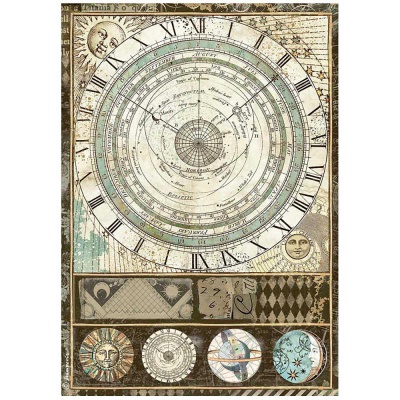 Rýžový papír, A4, Alchemy astrolabe