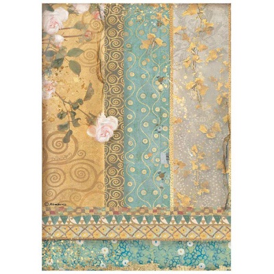 Rýžový papír, A4, Klimt Gold Ornaments