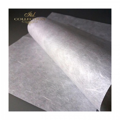 Rýžový papír na decoupage, A4, 45 g/m2, přírodní bílá barva