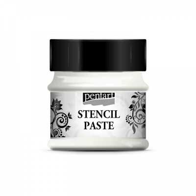 Šablónovacia pasta, perleťová, 50 ml, stříbrná