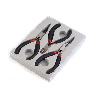 Sada bižuterních kleští v kazete