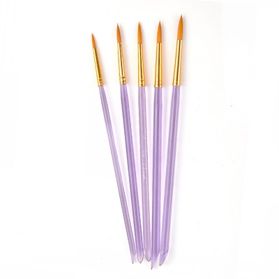 Sada kulatých synt. štětců t-brush 7012, 5 ks