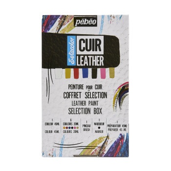 SETACOLOR Leather, farby na kožu, Selection sada 10 ks