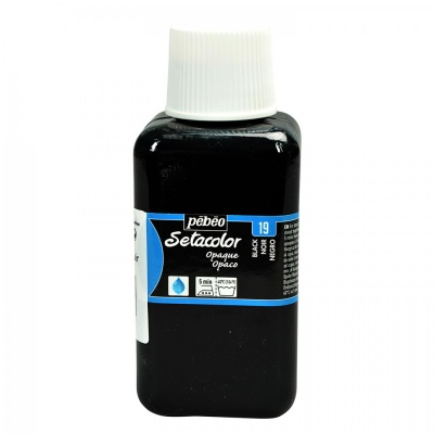 Setacolor opaque 250 ml, 19 Black