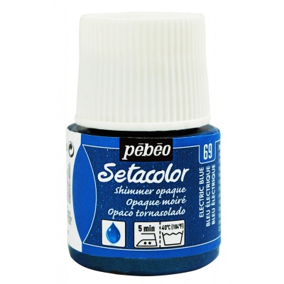 Setacolor opaque 45 ml, 69 Shimmer electric blue