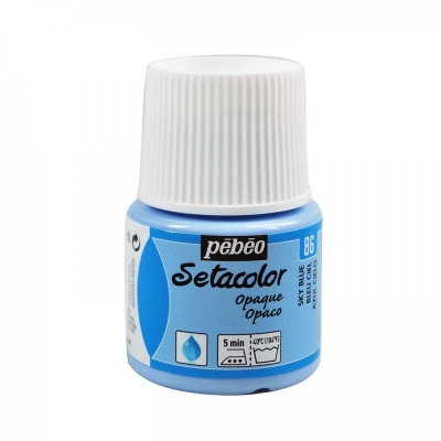 Setacolor opaque 45 ml, 86 Sky Blue