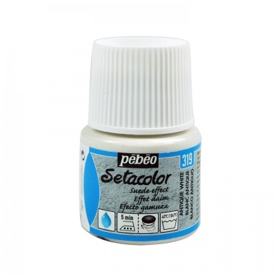 Setacolor opaque 45 ml, Suede, 319 Antique white