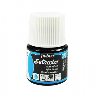 Setacolor opaque 45 ml, Suede, 320 Anthracite