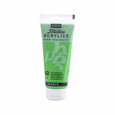 Studio Acrylics 100 ml, 43 Cadmium green