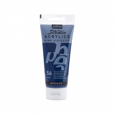 Studio Acrylics 100 ml, 56 Prussian blue