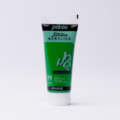 Studio Acrylics 100 ml, 79 Bright Green 
