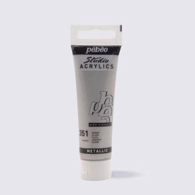 Studio Acrylics 30 ml, 351 Silver 