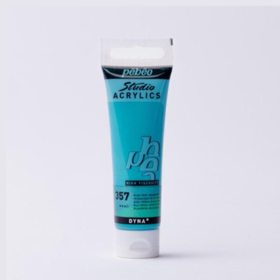 Studio Acrylics 30 ml, 357 Iridescent Blue Green 