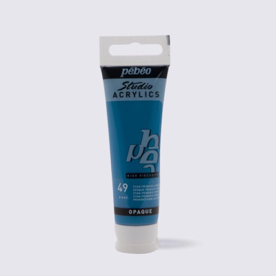 Studio Acrylics, Opaque Primary Cyan, 30 ml