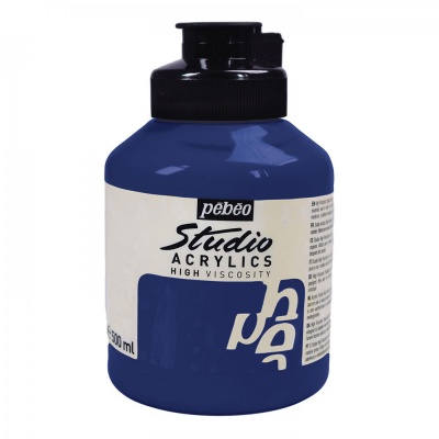 Studio Acrylics 500 ml, 17 phthalocyanine blue