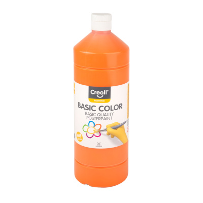 Temperová barva, 500 ml, oranžová 